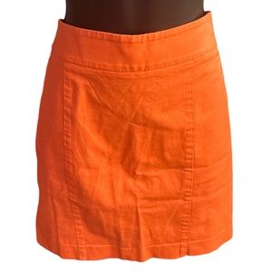 ANN TAYLOR Orange/Coral Women's Madison Skirt